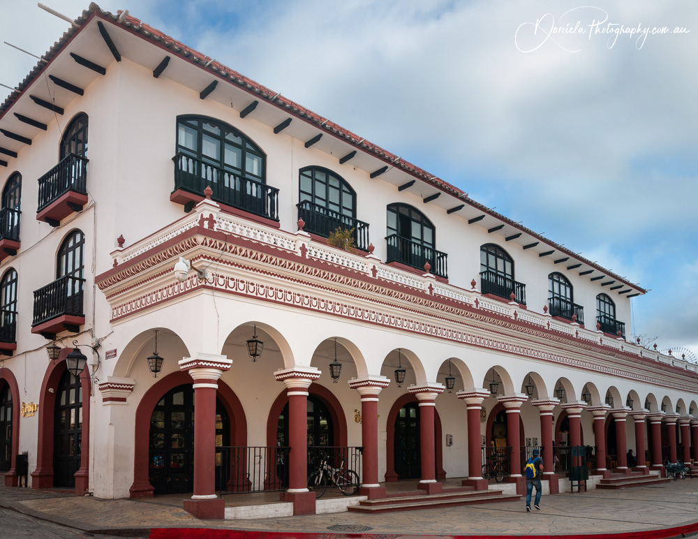 San Cristóbal de las Casas City Hall Facade in the City Center